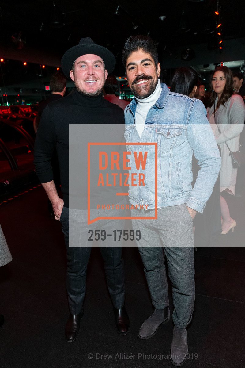 Ryan Lanzendorf, Jaime Rovira, Barry's Bootcamp Palo Alto Grand Opening Celebration, Stanford Shopping Center. 228 Stanford Shopping Center, January 24th, 2019, Photo #259-17599 Ryan Lanzendorf, Jaime Rovira, Photo #259-17599