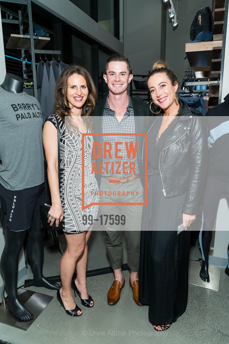 Jenn Wade, Nick Feeney, Katie Mohlman, Barry's Bootcamp Palo Alto Grand Opening Celebration, Stanford Shopping Center. 228 Stanford Shopping Center, Photo #99-17599 Jenn Wade, Nick Feeney, Katie Mohlman, Photo #99-17599