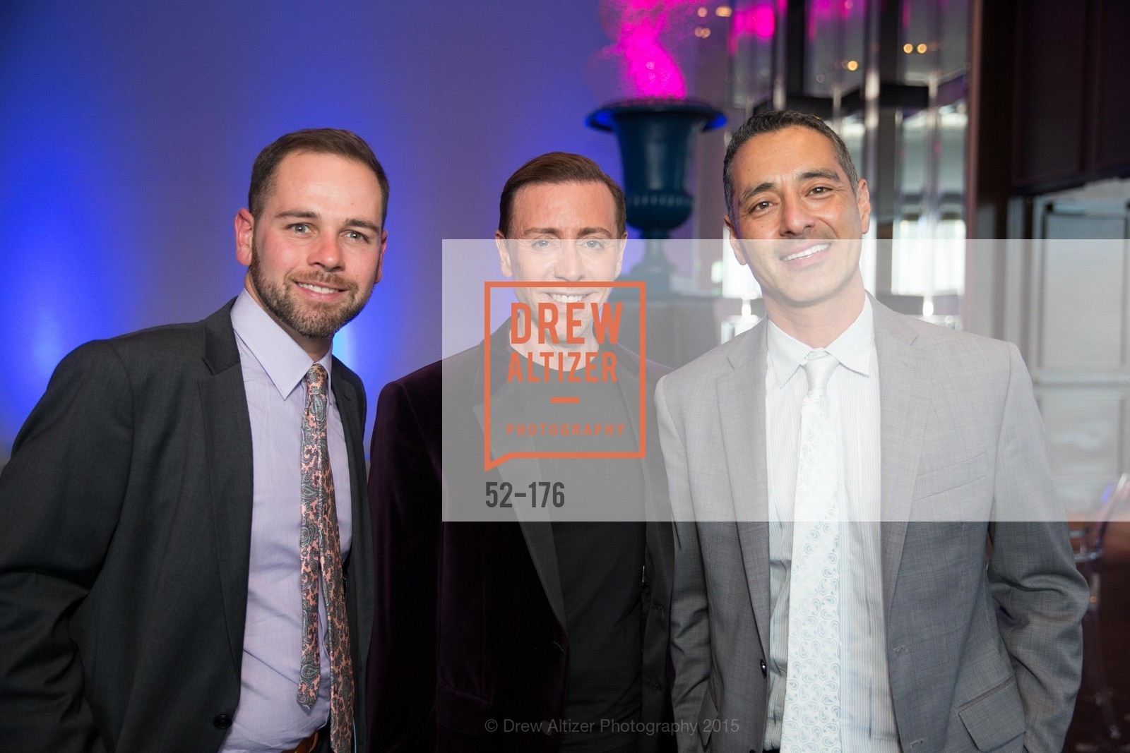 Mickey Smith, Mark Rhoades, Jonathan Patrizio, VIP Pride Celebration 2015, St. Regis, June 18th, 2015,Drew Altizer, Drew Altizer Photography, full-service agency, private events, San Francisco photographer, photographer california