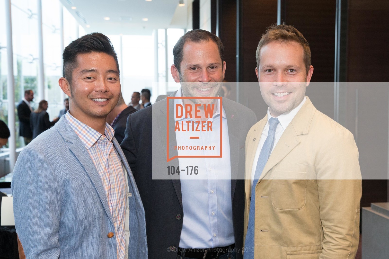 Jonny Mah, Dorian Kendal, Garrett Hunt, Gucci & Vogue Dinner, St. Regis. St. Regis, June 19th, 2015, Photo #104-176 Jonny Mah, Dorian Kendal, Garrett Hunt, Photo #104-176