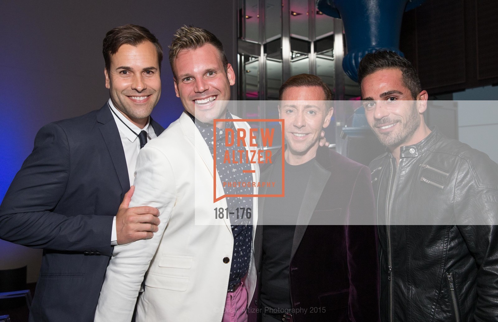 Patrick Devin, Josh Morgan, Mark Rhoades, Michel Khairallah, Gucci & Vogue Dinner, St. Regis. St. Regis, June 19th, 2015, Photo #181-176 Patrick Devin, Josh Morgan, Mark Rhoades, Michel Khairallah, Photo #181-176