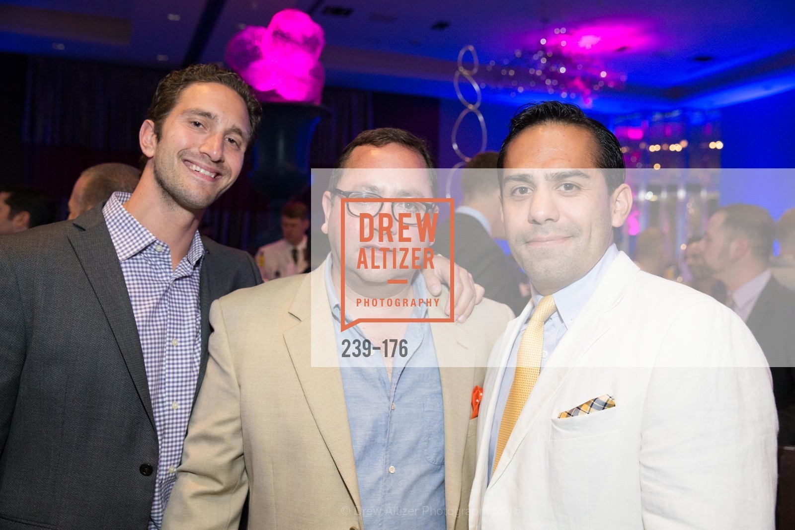 Craig Ramszel, Oscar Escobar, Matias Acosta, Gucci & Vogue Dinner, St. Regis. St. Regis, June 19th, 2015, Photo #239-176 Craig Ramszel, Oscar Escobar, Matias Acosta, Photo #239-176