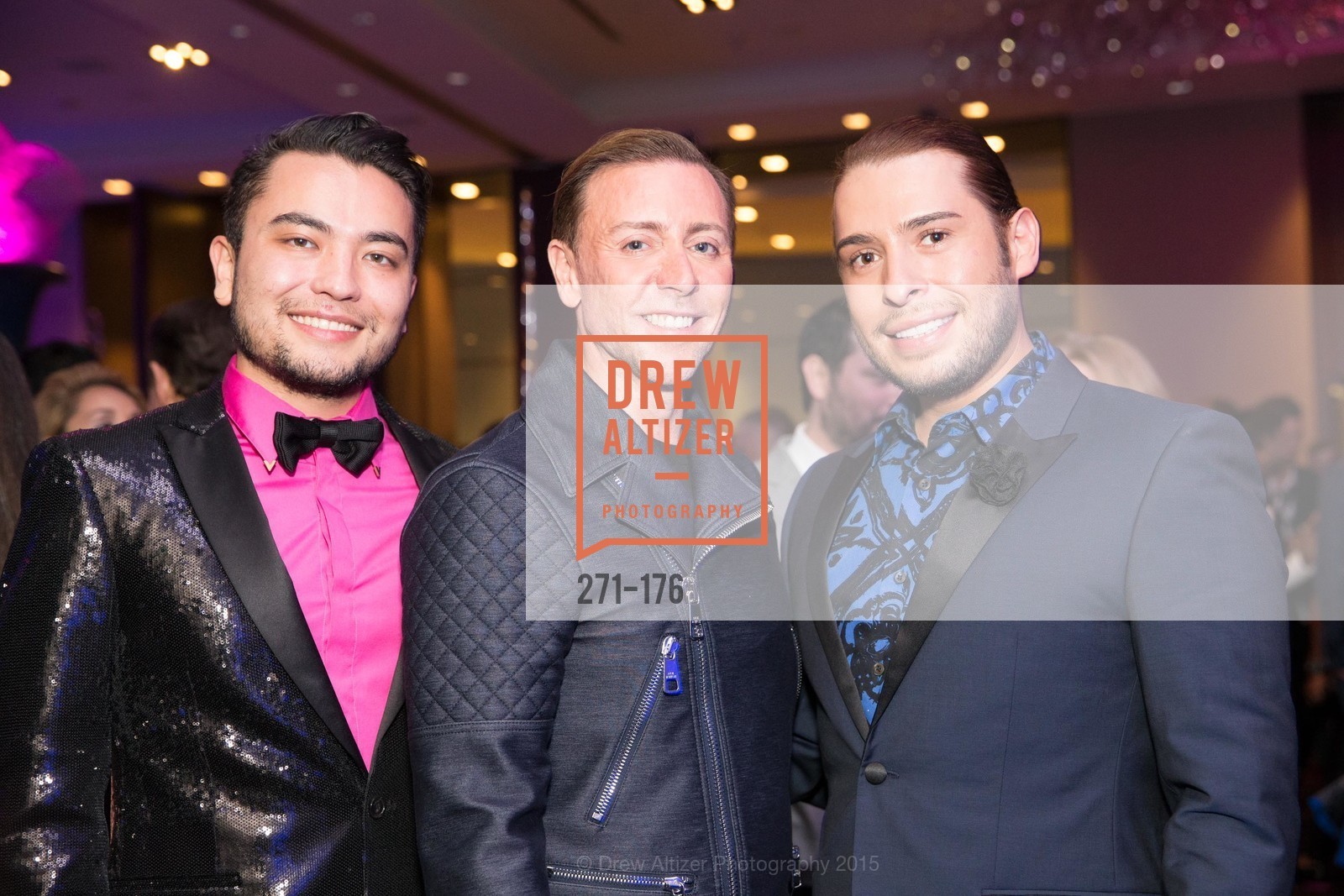 Grant Sumida, Mark Rhoades, Hector Vargas, Gucci & Vogue Dinner, St. Regis. St. Regis, June 19th, 2015, Photo #271-176 Grant Sumida, Mark Rhoades, Hector Vargas, Photo #271-176