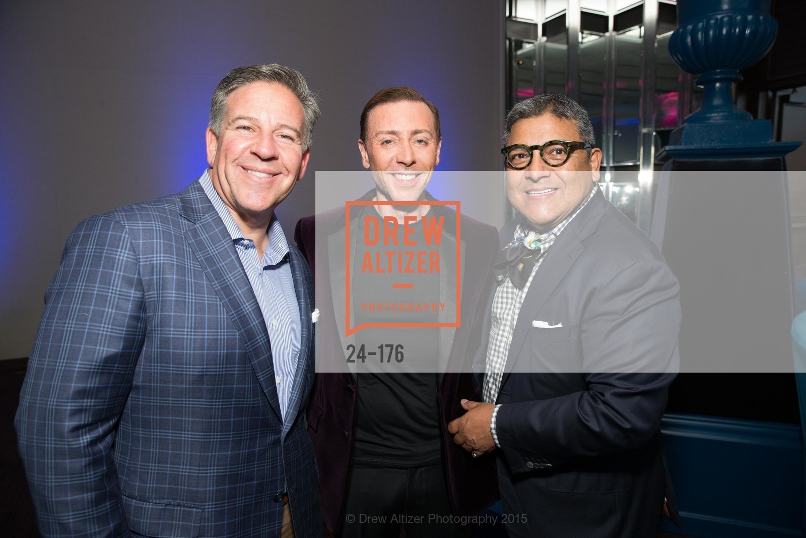 Gregg Lynn, Mark Rhoades, Riccardo Benavides, Gucci & Vogue Dinner, St. Regis. St. Regis, June 19th, 2015, Photo #24-176 Gregg Lynn, Mark Rhoades, Riccardo Benavides, Photo #24-176
