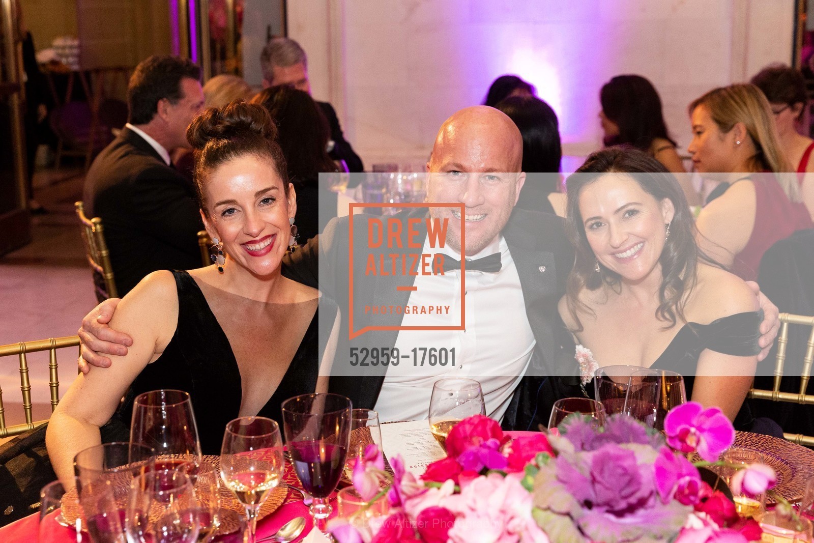 Kara Orell, Daniel Ramirez, Lindsay Bartsch, SF Ballet Gala 2019, City Hall/ War Memorial. 301 Van Ness Ave, Photo #52959-17601 Kara Orell, Daniel Ramirez, Lindsay Bartsch, Photo #52959-17601