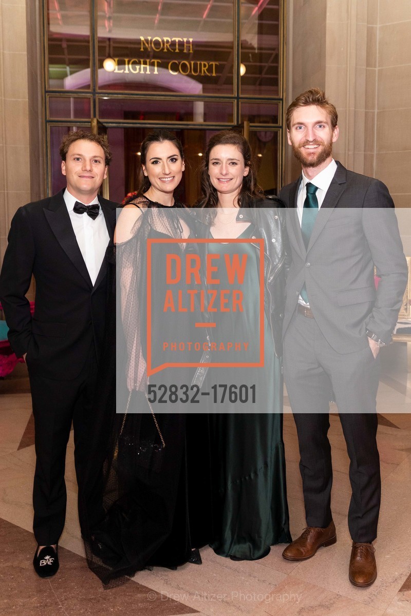 Boyd Fellows, Elizabeth Duval, Laurie Mobley, Brian Lesh, SF Ballet Gala 2019, City Hall/ War Memorial. 301 Van Ness Ave, Photo #52832-17601 Boyd Fellows, Elizabeth Duval, Laurie Mobley, Brian Lesh, Photo #52832-17601