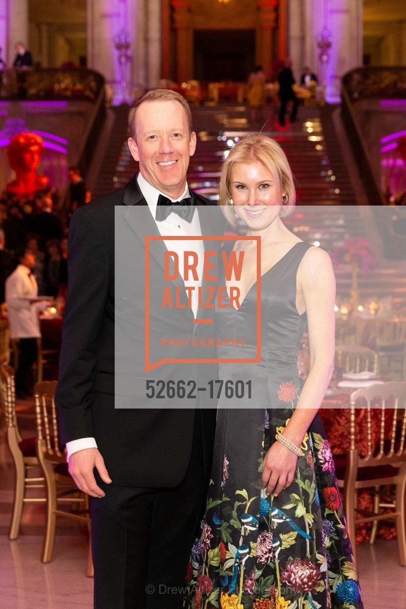 Darren Baker, Hillary Baker, SF Ballet Gala 2019, City Hall/ War Memorial. 301 Van Ness Ave, Photo #52662-17601 Darren Baker, Hillary Baker, Photo #52662-17601