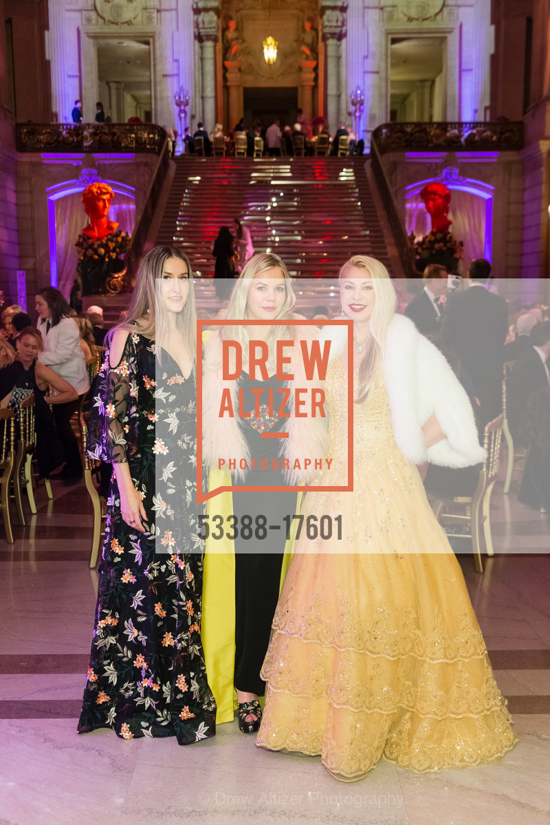 Lina Marchenko, Tatiana Takaeva, Lena Gikkas, SF Ballet Gala 2019, City Hall/ War Memorial. 301 Van Ness Ave, Photo #53388-17601 Lina Marchenko, Tatiana Takaeva, Lena Gikkas, Photo #53388-17601