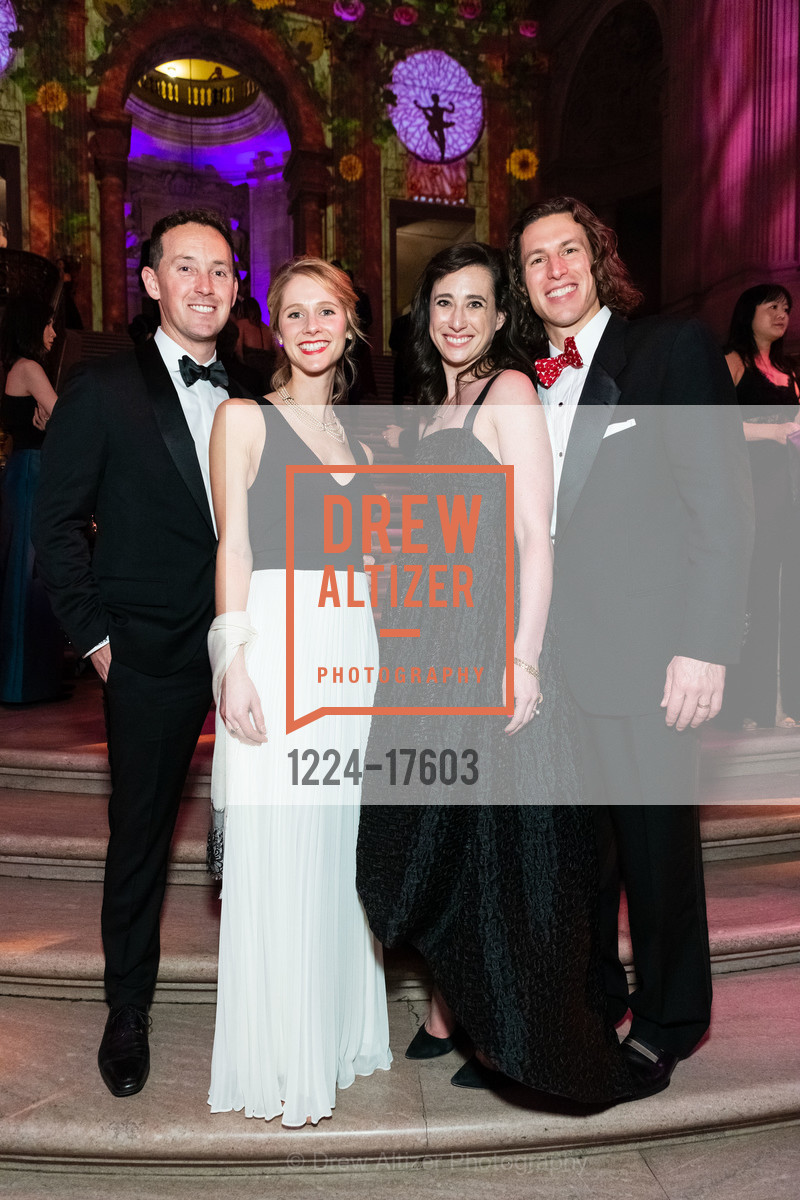 Riley Newman, Alexandra Newman, Jennie Scholick, David Rosenthal, SF Ballet ENCORE! Gala 2019, City Hall/ War Memorial. 301 Van Ness Ave, Photo #1224-17603 Riley Newman, Alexandra Newman, Jennie Scholick, David Rosenthal, Photo #1224-17603