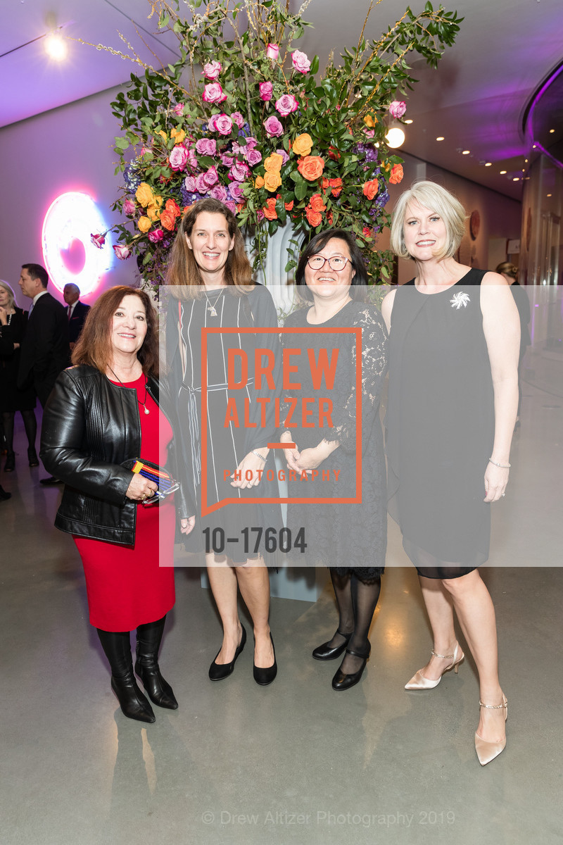 Jackie Beckley, Melissa Haworth, Hyemi Sevening, Colleen, Manetti Shrem Museum 2019 Gala, Manetti Shrem Museum. 254 Old Davis Road, Davis, CA 95616, January 26th, 2019, Photo #10-17604 Jackie Beckley, Melissa Haworth, Hyemi Sevening, Colleen, Photo #10-17604