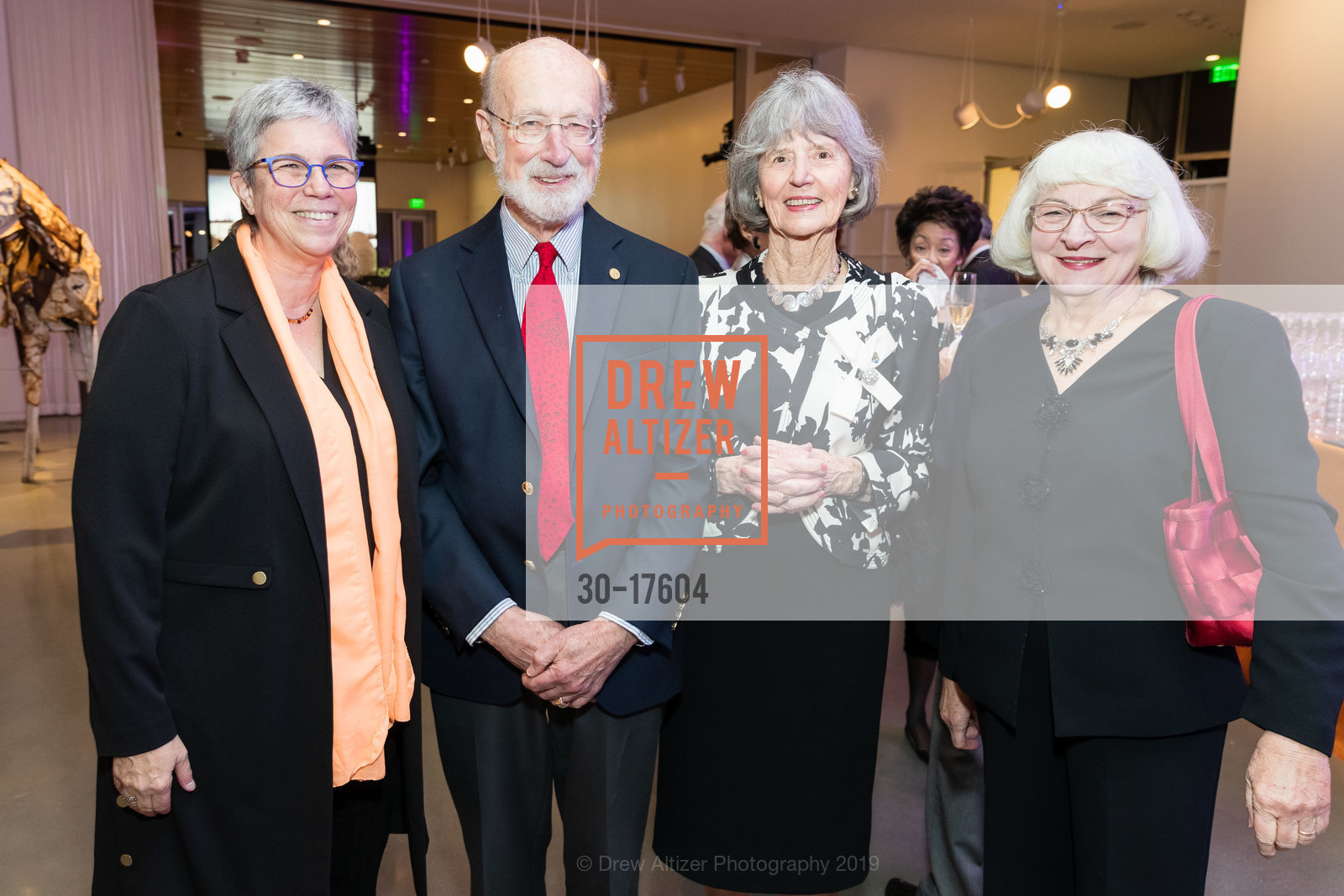 Karen Karnopp, Phyllis Farver, Dean Karnopp, Randy Roberts, Manetti Shrem Museum 2019 Gala, Manetti Shrem Museum. 254 Old Davis Road, Davis, CA 95616, January 26th, 2019, Photo #30-17604 Karen Karnopp, Phyllis Farver, Dean Karnopp, Randy Roberts, Photo #30-17604