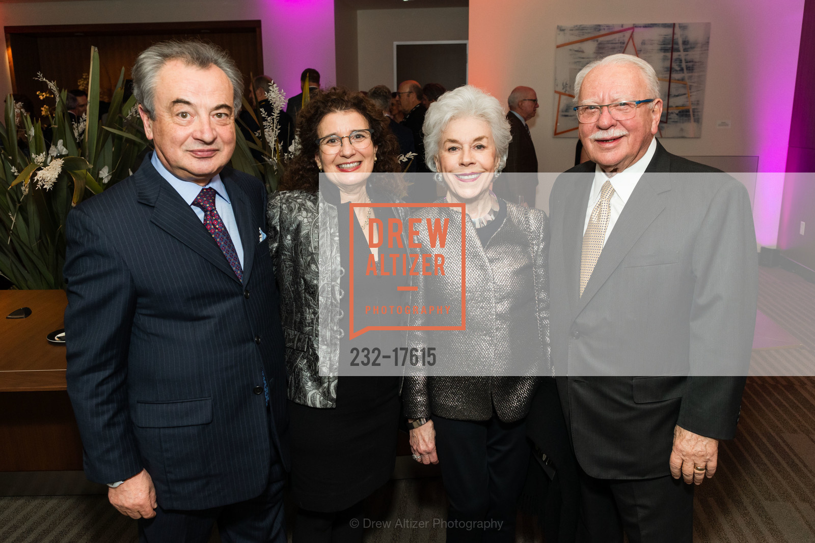 Giacomo Marini, Ellen Jamason, Amanda Spivy, Bruce Spivy, Tiffany at the CPMC Van Ness Grand Opening, CPMC Hospital, Photo #232-17615 Giacomo Marini, Ellen Jamason, Amanda Spivy, Bruce Spivy, Photo #232-17615