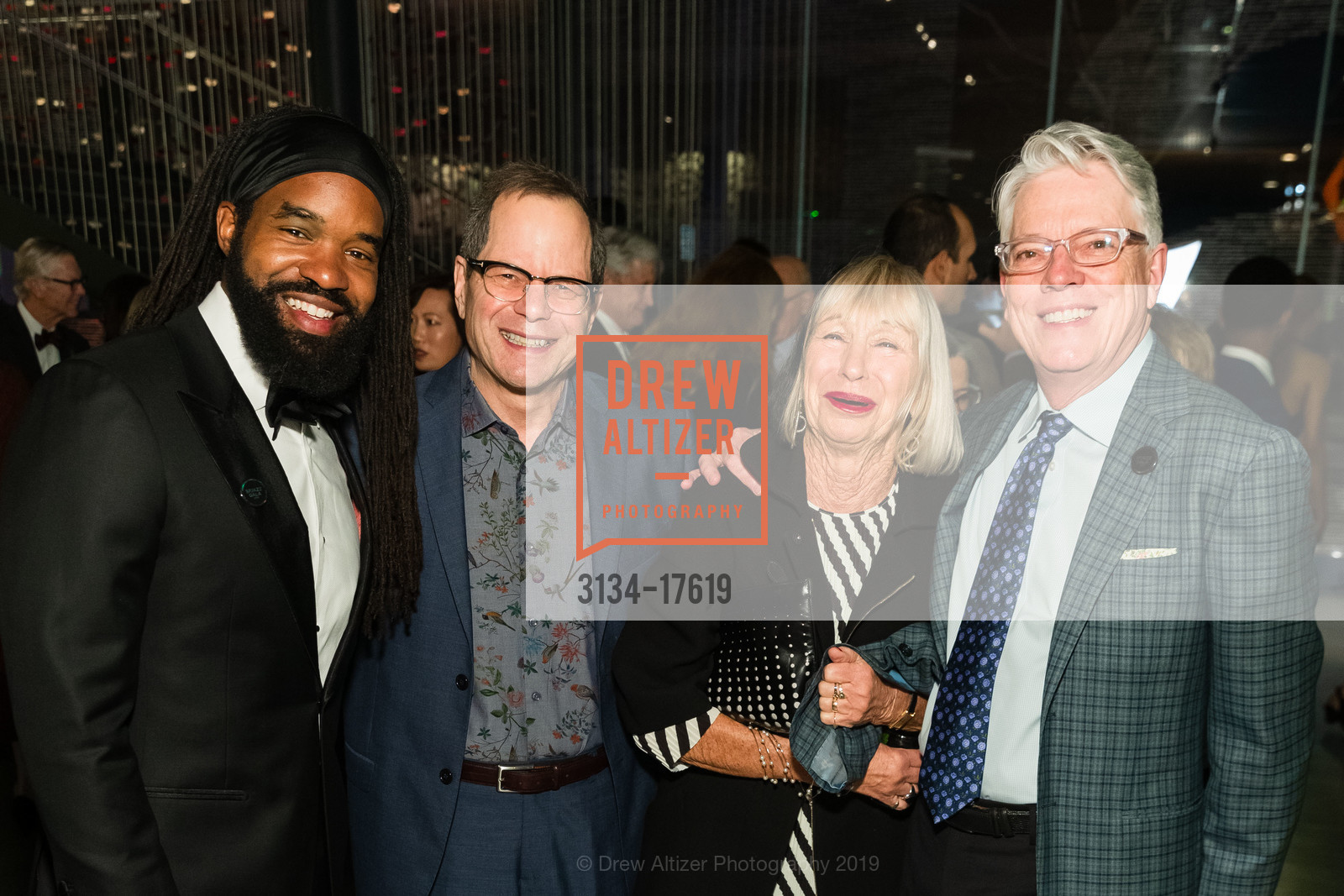 Obed Calvaire, Randall Kline, Mary Miner, Kirk, SFJAZZ Gala 2019, SFJAZZ. 201 Franklin St, San Francisco, CA 94102, January 31st, 2019, Photo #3134-17619 Obed Calvaire, Randall Kline, Mary Miner, Kirk, Photo #3134-17619