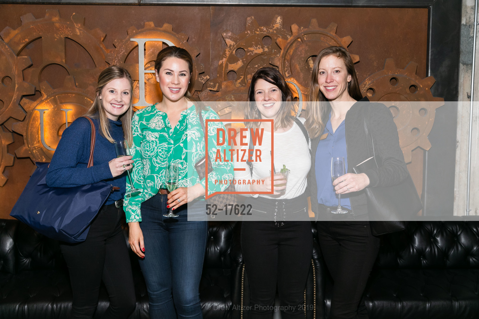Jillian Ericson, Sarah Bagaman, Karen Waldmann, Megan Moses, Hotel Zelos Relaunch Party, Hotel Zelos, January 31st, 2019, Photo #52-17622 Jillian Ericson, Sarah Bagaman, Karen Waldmann, Megan Moses, Photo #52-17622