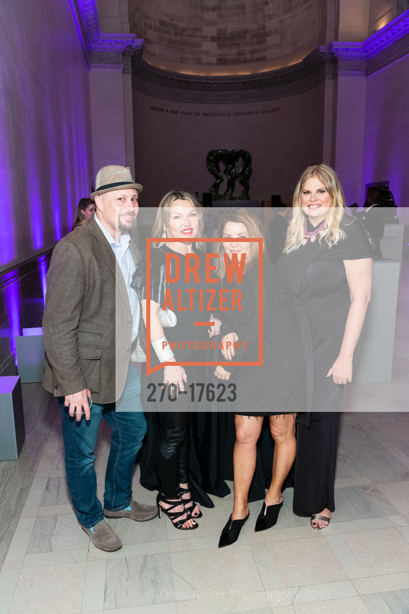 John Stalnaker, Nicole Ward, Mary Tivadar, Julie Yarbrough, ArtPoint Cocktail Party at the Legion of Honor, Legion of Honor. 100 34th Ave, San Francisco, CA 94121, January 31st, 2019, Photo #270-17623 John Stalnaker, Nicole Ward, Mary Tivadar, Julie Yarbrough, Photo #270-17623