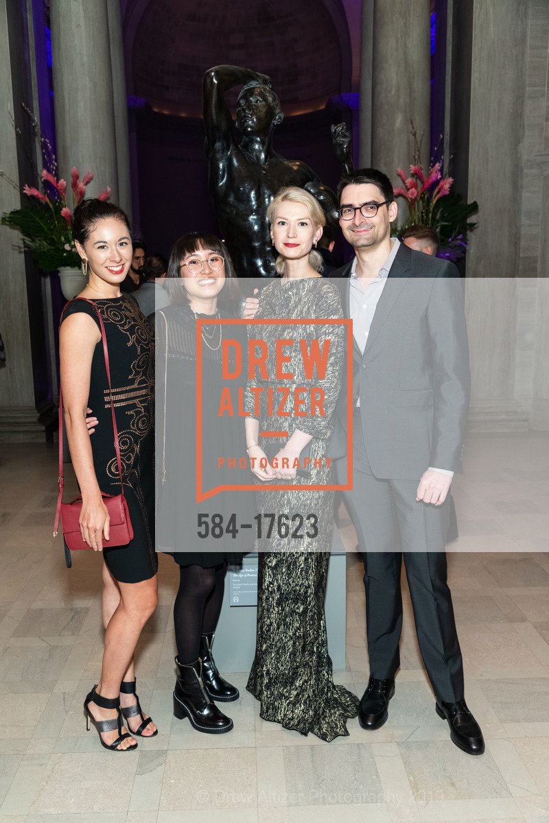 Emma Marriott, Deana Cheng, Ashley, Dean Bueller, ArtPoint Cocktail Party at the Legion of Honor, Legion of Honor. 100 34th Ave, San Francisco, CA 94121, January 31st, 2019, Photo #584-17623 Emma Marriott, Deana Cheng, Ashley, Dean Bueller, Photo #584-17623