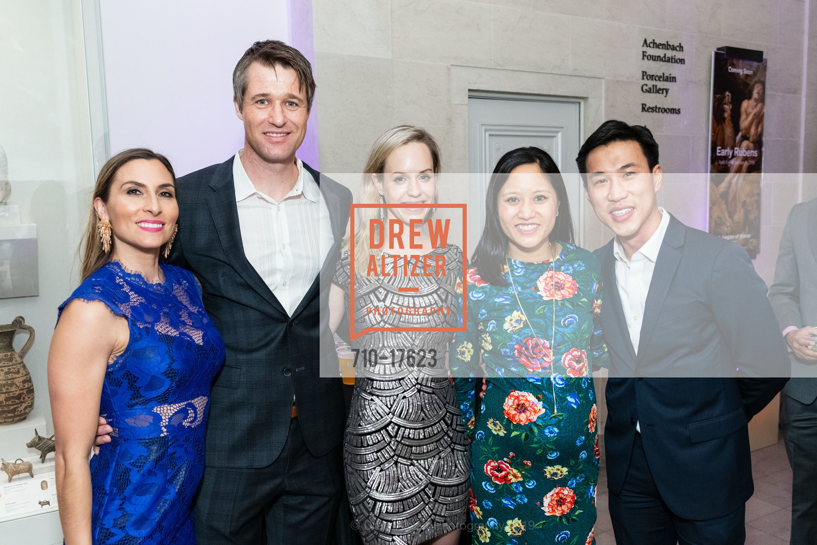 Vignesh Raghurman, Lene Fortier, Jan Gaudestad, Laura Jacobsen, Katherine Meng, Kevin Ye, ArtPoint Cocktail Party at the Legion of Honor, Legion of Honor. 100 34th Ave, San Francisco, CA 94121, January 31st, 2019, Photo #710-17623 Vignesh Raghurman, Lene Fortier, Jan Gaudestad, Laura Jacobsen, Katherine Meng, Kevin Ye, Photo #710-17623