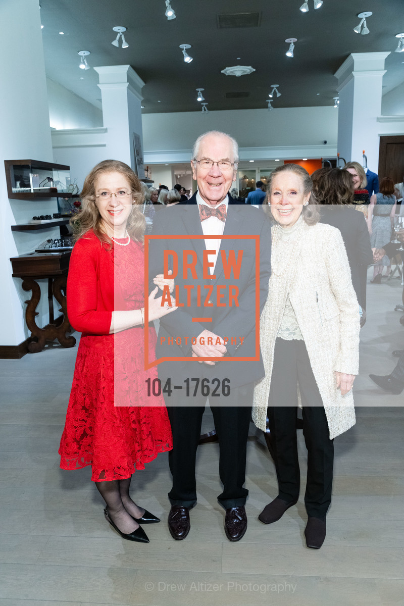 Carol Benz, Doug Benz, Kay Benz, SF Ballet x Sam Malouf x Jason Wu Launch Party, Sam Malouf. 1460 Burlingame Ave, Photo #104-17626 Carol Benz, Doug Benz, Kay Benz, Photo #104-17626
