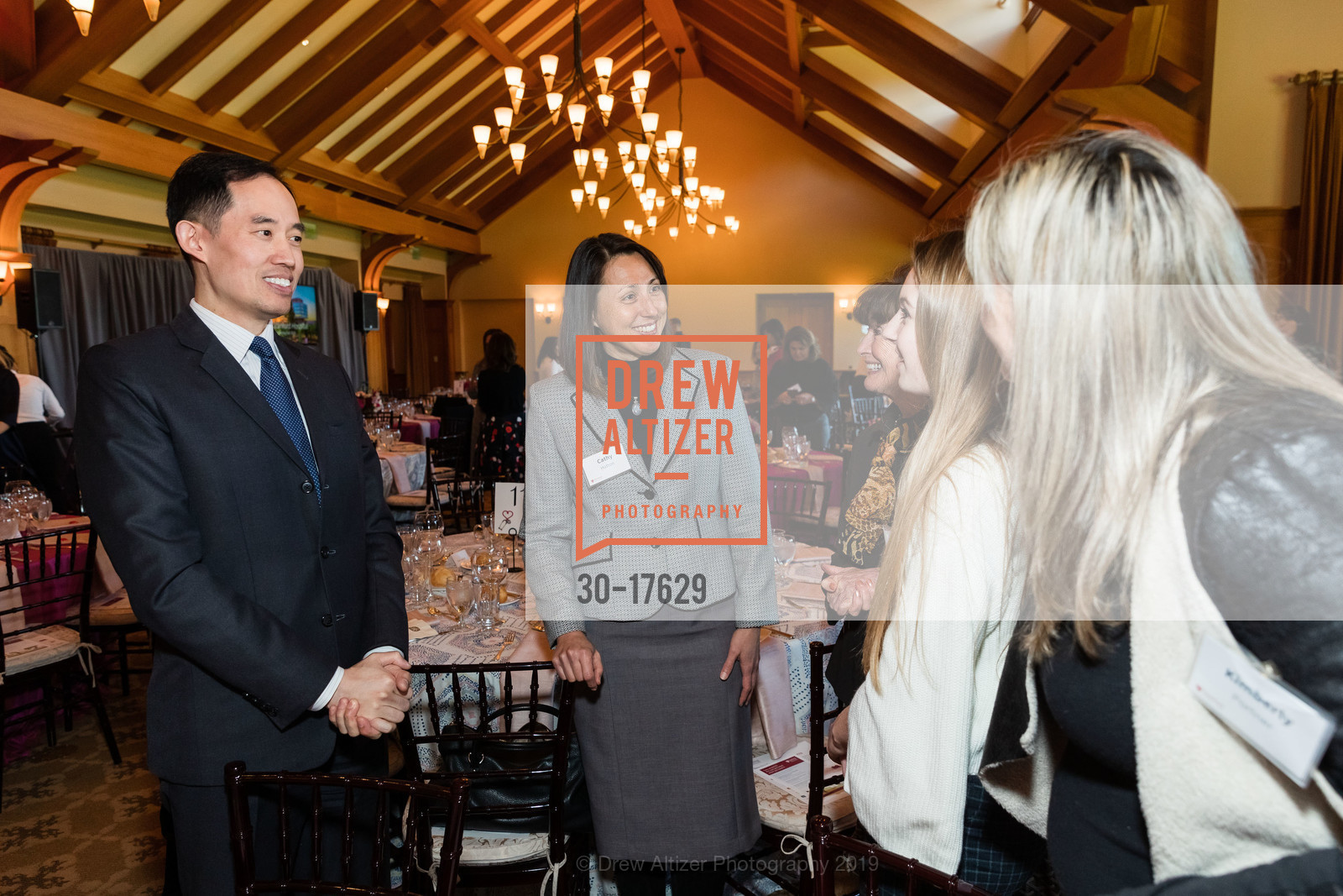 Joseph Woo, Cathy Hutton, Stanford Women's Health Lunch - Peninsula, Sharon Heights Golf and Country Club. 2900 Sand Hill Road, February 5th, 2019, Photo #30-17629 Joseph Woo, Cathy Hutton, Photo #30-17629