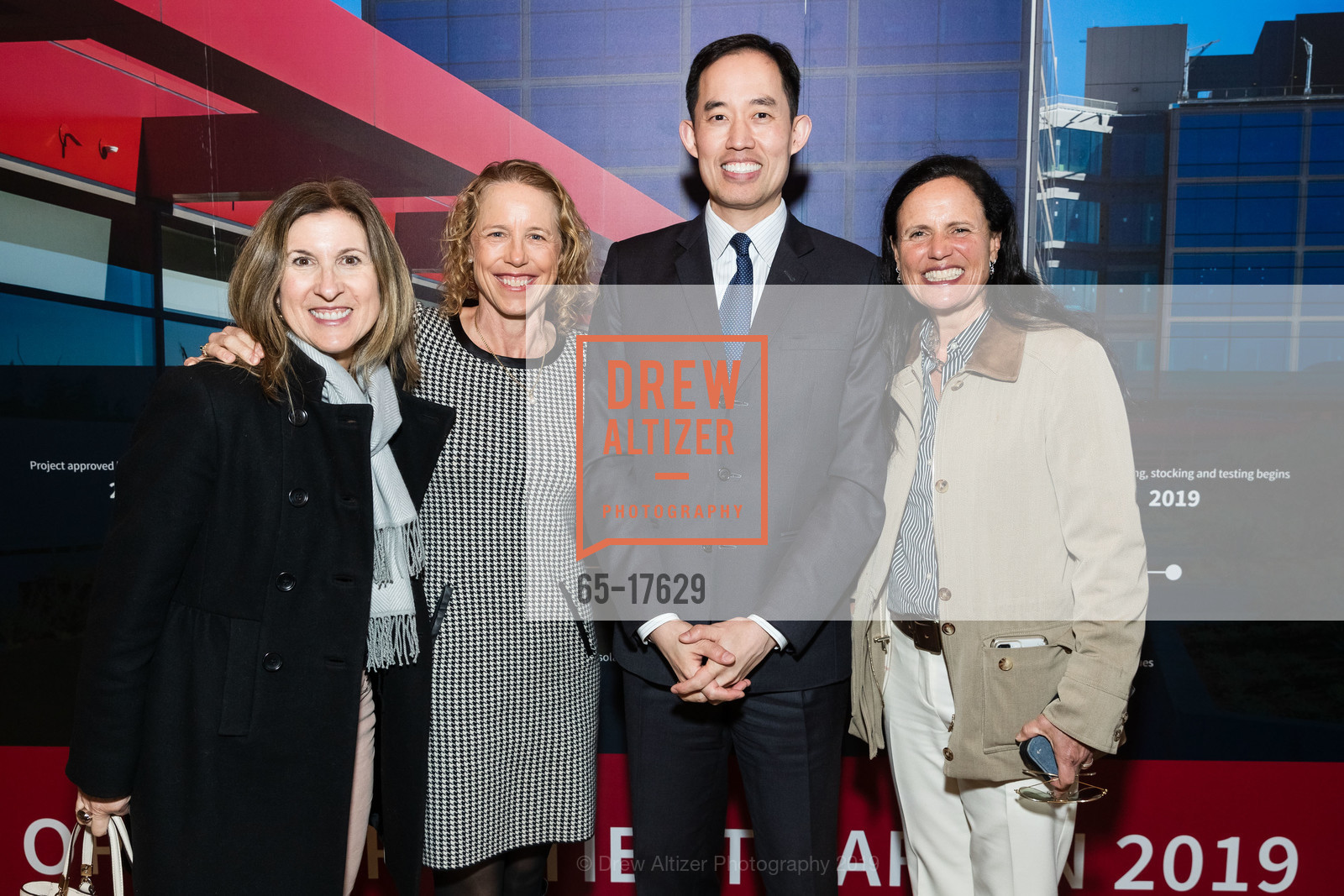 Tracy Wong, Sally Edsall, Joseph Woo, Germana Fabbri, Stanford Women's Health Lunch - Peninsula, Sharon Heights Golf and Country Club. 2900 Sand Hill Road, February 5th, 2019, Photo #65-17629 Tracy Wong, Sally Edsall, Joseph Woo, Germana Fabbri, Photo #65-17629