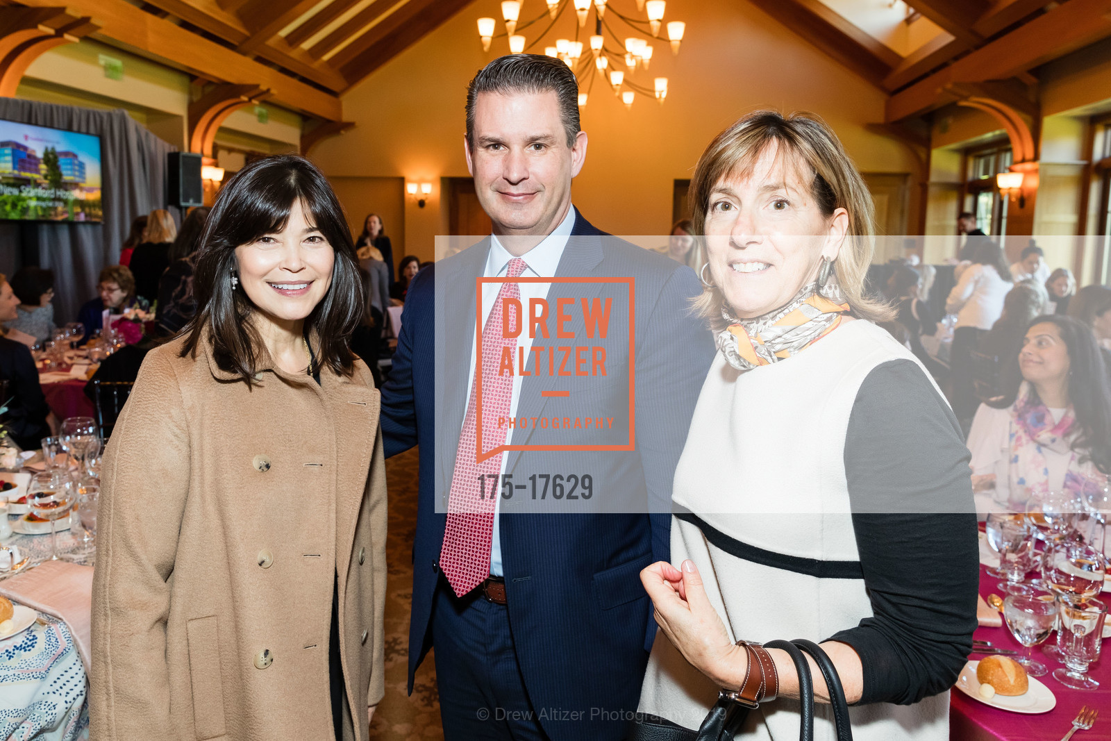 Helen Werdegar, David Entswill, Judy Kaufman, Stanford Women's Health Lunch - Peninsula, Sharon Heights Golf and Country Club. 2900 Sand Hill Road, February 5th, 2019, Photo #175-17629 Helen Werdegar, David Entswill, Judy Kaufman, Photo #175-17629