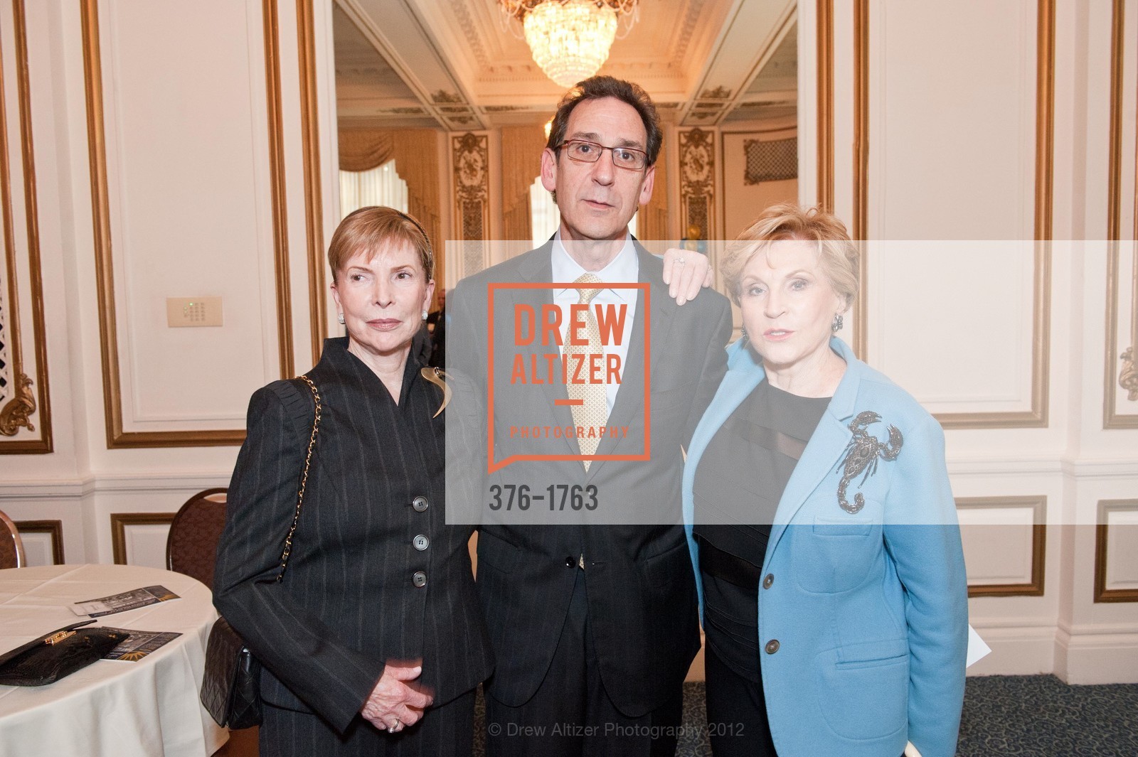 Deborah Strobin, Fred Levin, Lois Lehrman, THE COMMONWEATH CLUB OF CALIFORNIA's 109th Anniversary and 24th Annual Distinguished Citizen, US, April 19th, 2012, Photo #376-1763 Deborah Strobin, Fred Levin, Lois Lehrman, Photo #376-1763