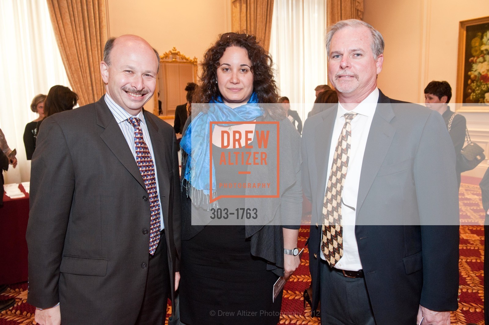 Gary Ide, Laurence Bellenguez, Chris DiGiorgio, THE COMMONWEATH CLUB OF CALIFORNIA's 109th Anniversary and 24th Annual Distinguished Citizen, US, April 19th, 2012, Photo #303-1763 Gary Ide, Laurence Bellenguez, Chris DiGiorgio, Photo #303-1763