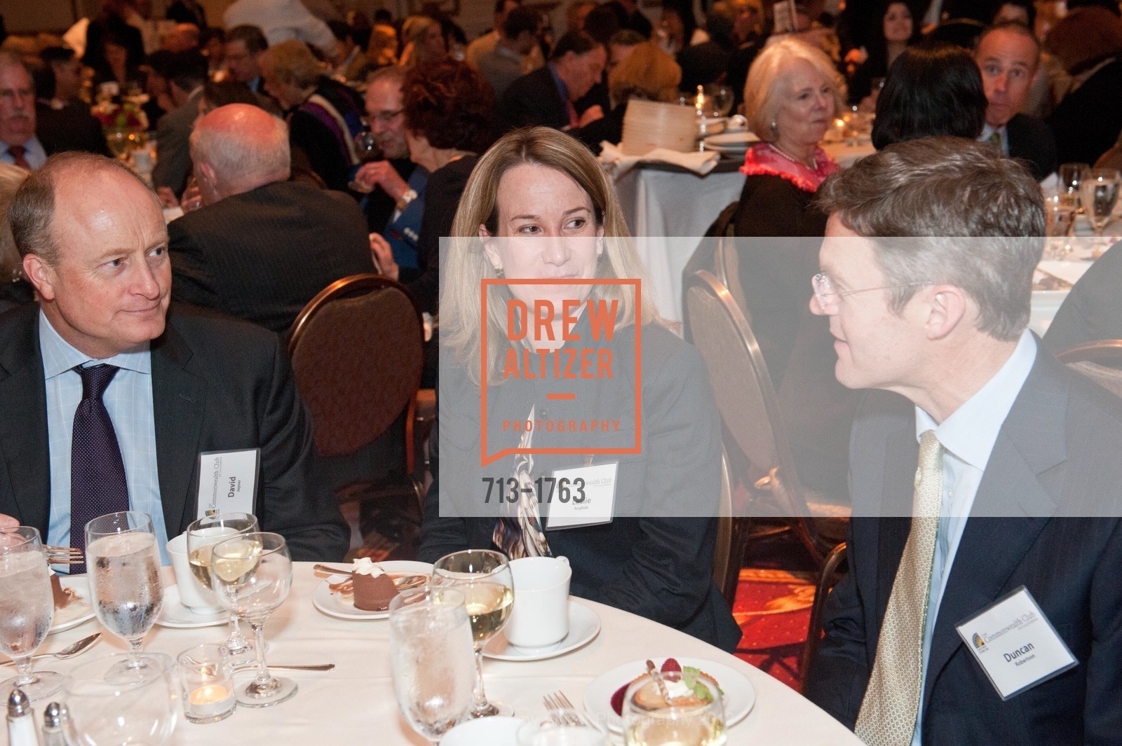 David Joyner, Leslie Anglada, Duncan Robertson, THE COMMONWEATH CLUB OF CALIFORNIA's 109th Anniversary and 24th Annual Distinguished Citizen, US, April 19th, 2012, Photo #713-1763 David Joyner, Leslie Anglada, Duncan Robertson, Photo #713-1763