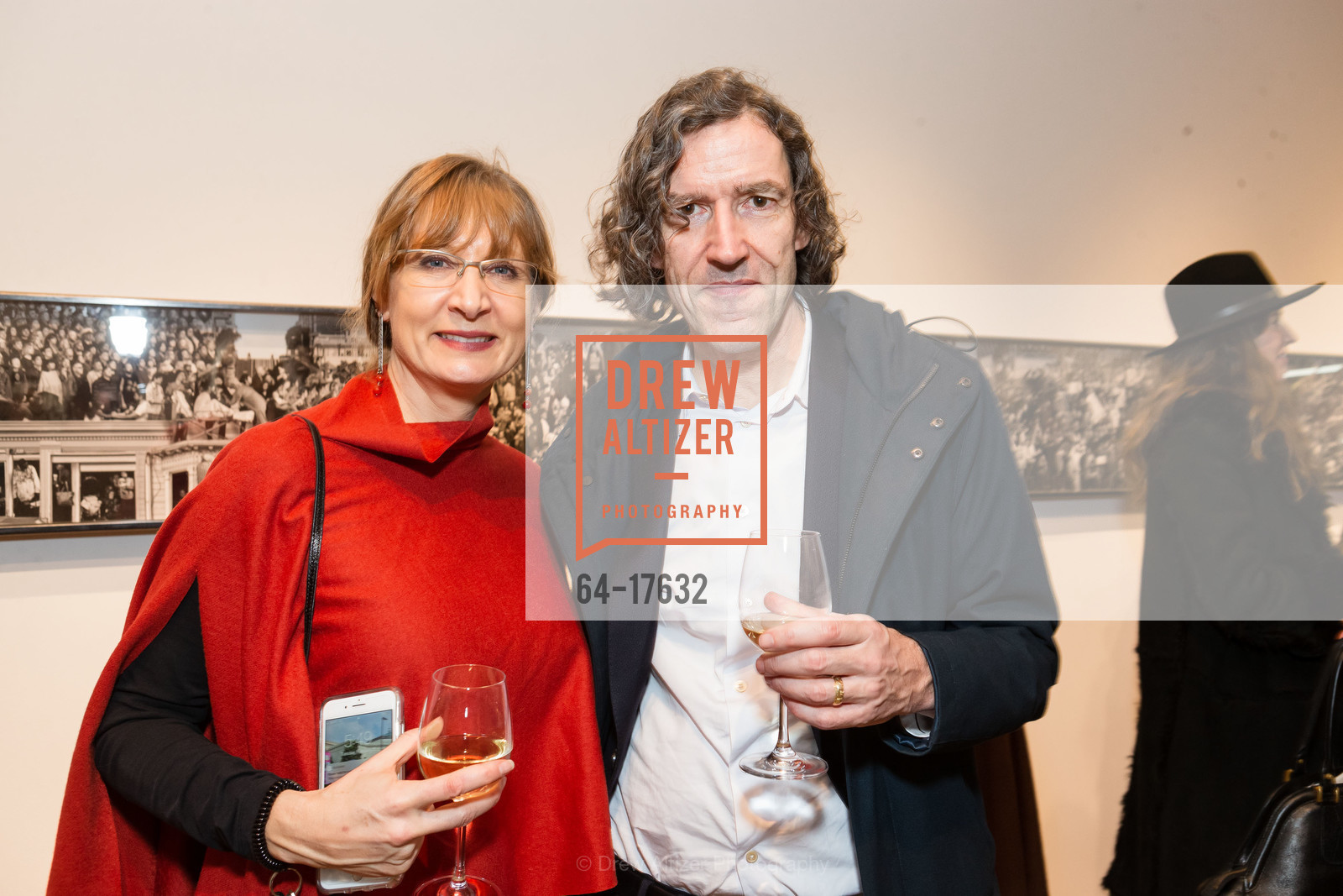 Beth van Schaack, Andre Nollkaemper, Pace Gallery hosts JR Opening Reception 2019, Pace Gallery. 229 Hamilton Avenue, Photo #64-17632 Beth van Schaack, Andre Nollkaemper, Photo #64-17632