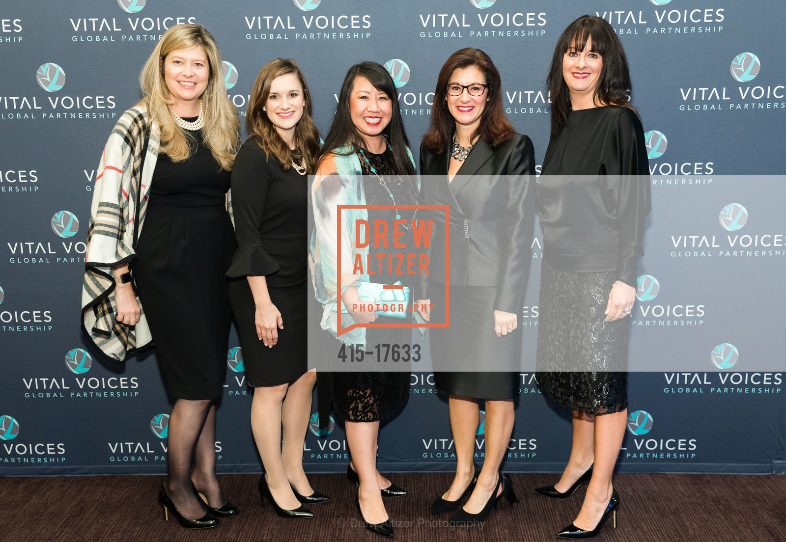 Sara Mullen, Janice Ciacattari, Heidi Racherla, Gioia McCarthy, Liz Minick, Vital Voices Bay Area Gala 2019, St. Regis. 125 3rd St, Photo #415-17633 Sara Mullen, Janice Ciacattari, Heidi Racherla, Gioia McCarthy, Liz Minick, Photo #415-17633