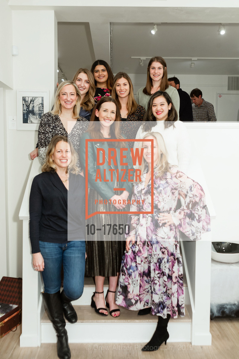 Daryl Scott, Dena Witkes, Kelly Russell, Kristan Atkins, Devina Wono, Rachel Miller-Crews, Danielle Gessow, Lindsay Anyon Brier, Anyon Interior Design event 2019, Anyon Interior Design. 3452 Sacramento S, February 7th, 2019, Photo #10-17650 Daryl Scott, Dena Witkes, Kelly Russell, Kristan Atkins, Devina Wono, Rachel Miller-Crews, Danielle Gessow, Lindsay Anyon Brier, Photo #10-17650