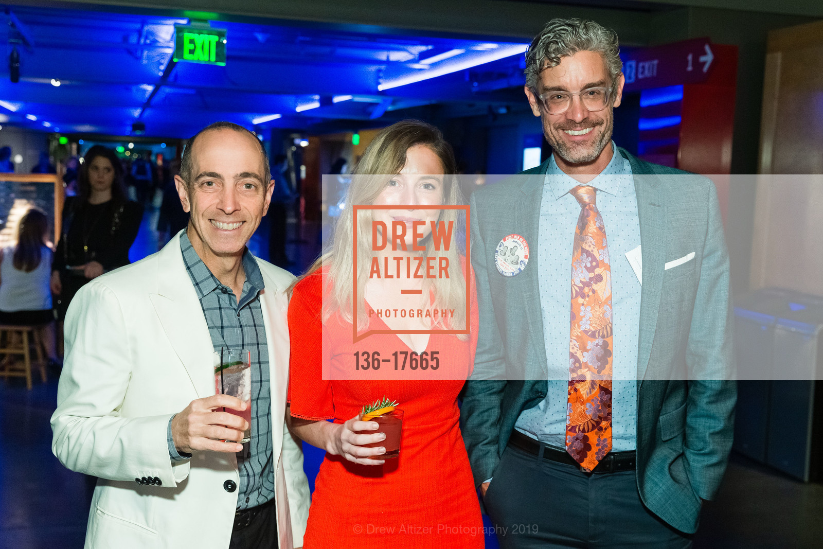 Tony Avila, Gwen Prior, Chris Flink, Science of Cocktails 2019, Expoloratorium. Pier 15, San Francisco, 94111, February 8th, 2019, Photo #136-17665 Tony Avila, Gwen Prior, Chris Flink, Photo #136-17665