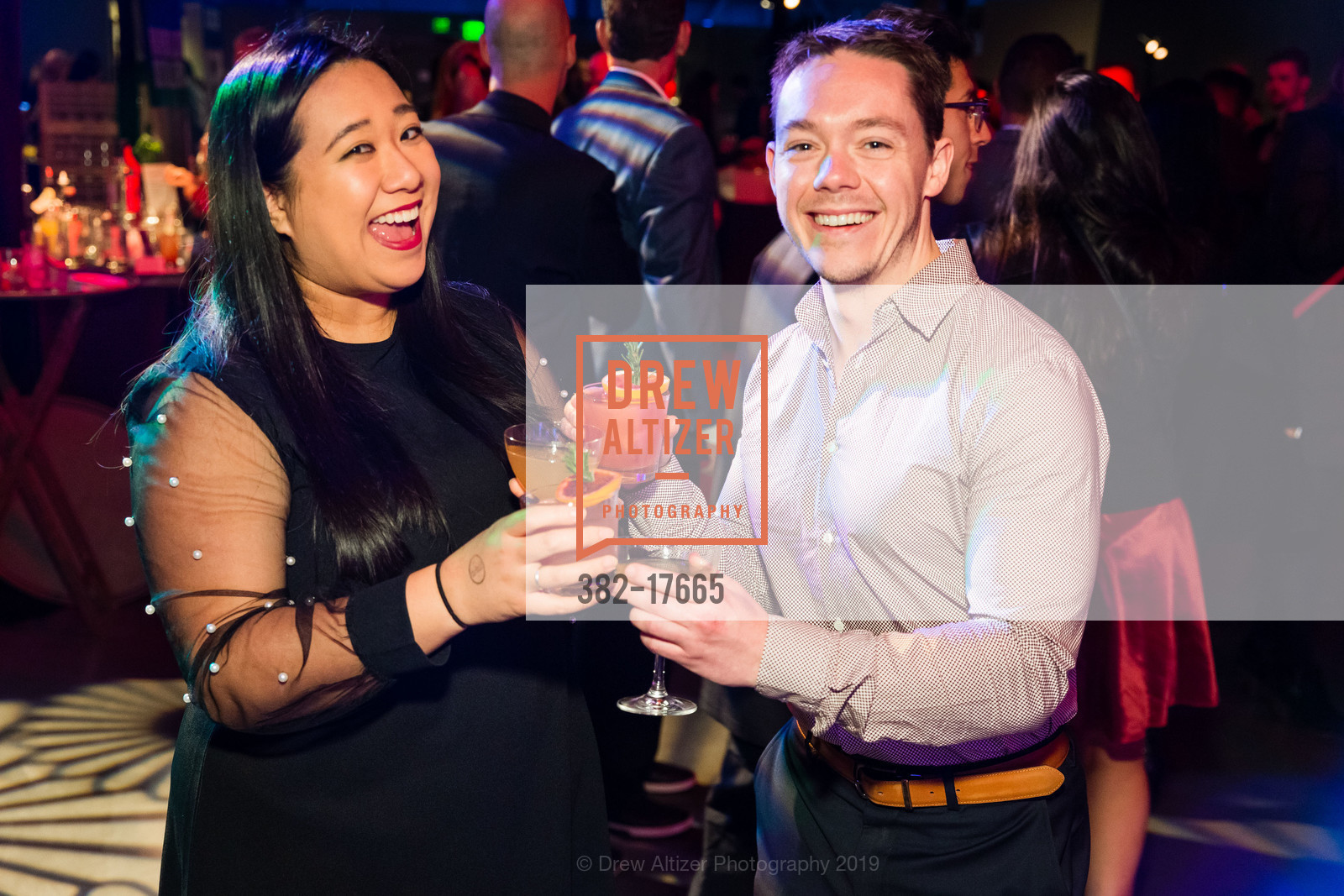 Jen Ann Lee, Matt Williams, Science of Cocktails 2019, Expoloratorium. Pier 15, San Francisco, 94111, February 8th, 2019, Photo #382-17665 Jen Ann Lee, Matt Williams, Photo #382-17665