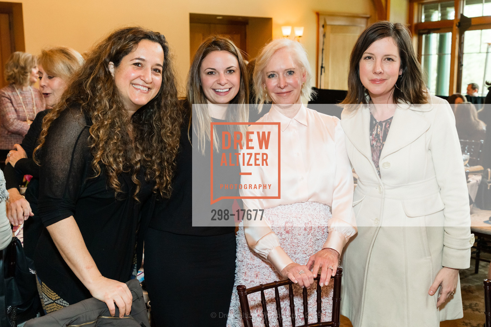 Maria Koulouris, Lauren Davis, Wendy Schmidt, Sarah Bell, Part the Cloud Luncheon 2019, Sharon Heights Country Club. 2900 Sand Hill Road, February 13th, 2019, Photo #298-17677 Maria Koulouris, Lauren Davis, Wendy Schmidt, Sarah Bell, Photo #298-17677