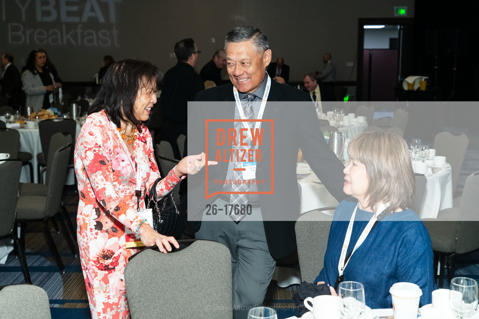 Melinda Yee Franklin, Ron Fong, Beverly Fong, San Francisco Chamber of Commerce CityBeat Breakfast 2019, Hyatt Regency SF. 5 Embarcadero Center, February 12th, 2019, Photo #26-17680 Melinda Yee Franklin, Ron Fong, Beverly Fong, Photo #26-17680