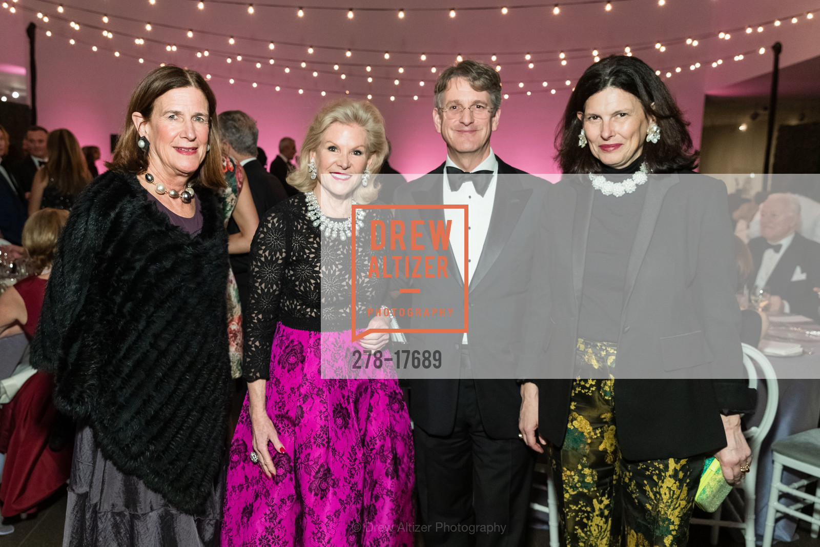 Ellanor Notides, Dede Wilsey, Tom Campbell, Phoebe Campbell, Monet: The Late Years Black Tie Dinner at the de Young, de Young Museum. 50 Hagiwara Tea Garden Drive, Photo #278-17689 Ellanor Notides, Dede Wilsey, Tom Campbell, Phoebe Campbell, Photo #278-17689