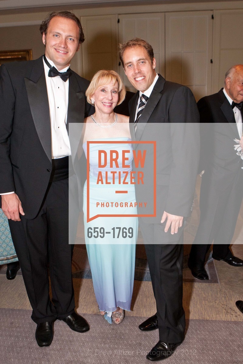 Charles Antonen, Pamela Rigg, James Cross, A Royal Affair - The Merola Opera Program Benefit Gala, US, April 21st, 2012, Photo #659-1769 Charles Antonen, Pamela Rigg, James Cross, Photo #659-1769