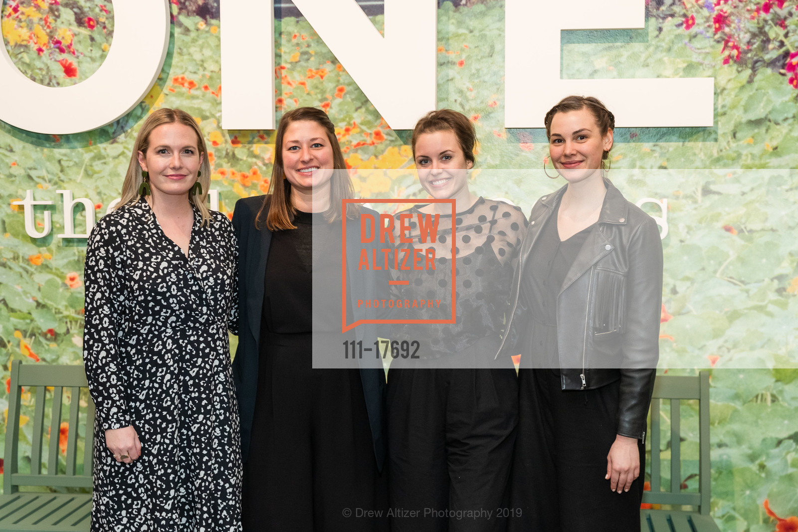 Lindsay Stoll, Elizabeth Hunt, Carrie Montgomery, Harper Brokaw-Falbo, Monet: The Late Years Reception and Viewing, de Young Museum, February 14th, 2019, Photo #111-17692 Lindsay Stoll, Elizabeth Hunt, Carrie Montgomery, Harper Brokaw-Falbo, Photo #111-17692