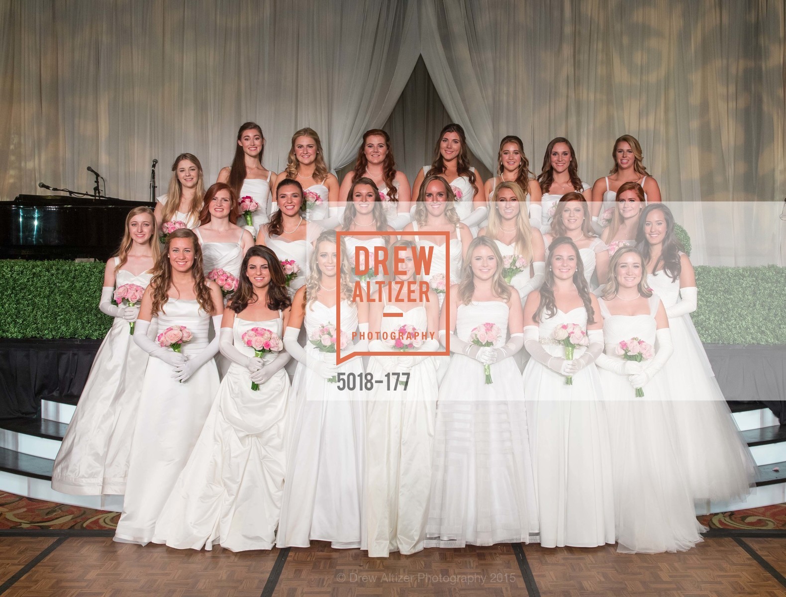Paige Silverman, Elizabeth Grayson, Jennifer Reynolds, Kate Harris, Hailey Cusack, Curry Fisher, Hannah Baylis, Rachael Jayne Maier, Katarina Churich, Mary Grinnell, Allaire Kruse, Camille Rich, Madeleine Lamm, Sarah Scannell, Kendall Finnegan, Diana Silverstri, Paloma Palmer, Connolly Stegerwald, Lindsey Marie Weber, The 2015 San Francisco Debutante Ball, The Westin St. Francis San Francisco Union Square. 335 Powell St, June 20th, 2015,Drew Altizer, Drew Altizer Photography, full-service agency, private events, San Francisco photographer, photographer california