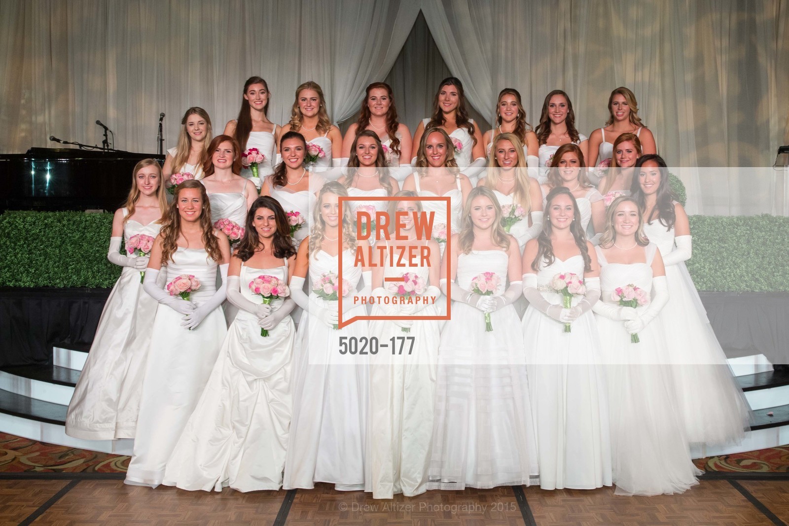 Paige Silverman, Elizabeth Grayson, Jennifer Reynolds, Kate Harris, Hailey Cusack, Curry Fisher, Hannah Baylis, Rachael Jayne Maier, Katarina Churich, Mary Grinnell, Allaire Kruse, Camille Rich, Madeleine Lamm, Sarah Scannell, Kendall Finnegan, Diana Silverstri, Paloma Palmer, Connolly Stegerwald, Lindsey Marie Weber, The 2015 San Francisco Debutante Ball, The Westin St. Francis San Francisco Union Square. 335 Powell St, June 20th, 2015,Drew Altizer, Drew Altizer Photography, full-service agency, private events, San Francisco photographer, photographer california