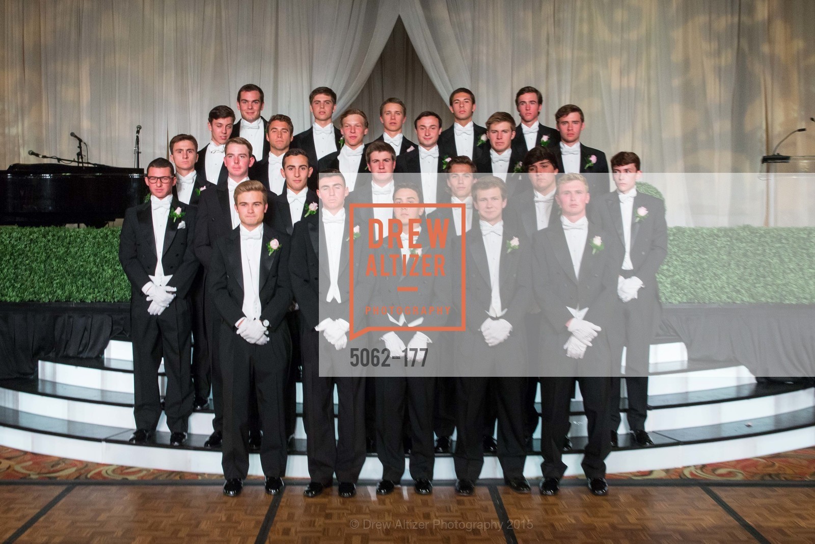 St ROW Henry Griffith Callender, Elias Morrison Schwartz, Kai Otto Fukami Vogel, TJ Polite, Luca Sullivan, 2nd ROW Parker Wyatt Silverman, Jack Andrew Kariotis, William Hibbard Dana II, Maxwell Tucker Brenner, John Bernard Travers, Connor Thomas King-Roberts, Michael Jeffrey King, Alexander James Douglas, 3rd ROW William Behnke Jr., Paul James Campana, Michael Grinnell II, Luke Rosser Edwards, Kevin Michael Mannix II, Daniel Conte, Angelo Matteo Sangiacomo, Joseph Jennison Ladd, Brendan William Dunlap, The 2015 San Francisco Debutante Ball, The Westin St. Francis San Francisco Union Square. 335 Powell St, June 20th, 2015,Drew Altizer, Drew Altizer Photography, full-service event agency, private events, San Francisco photographer, photographer California