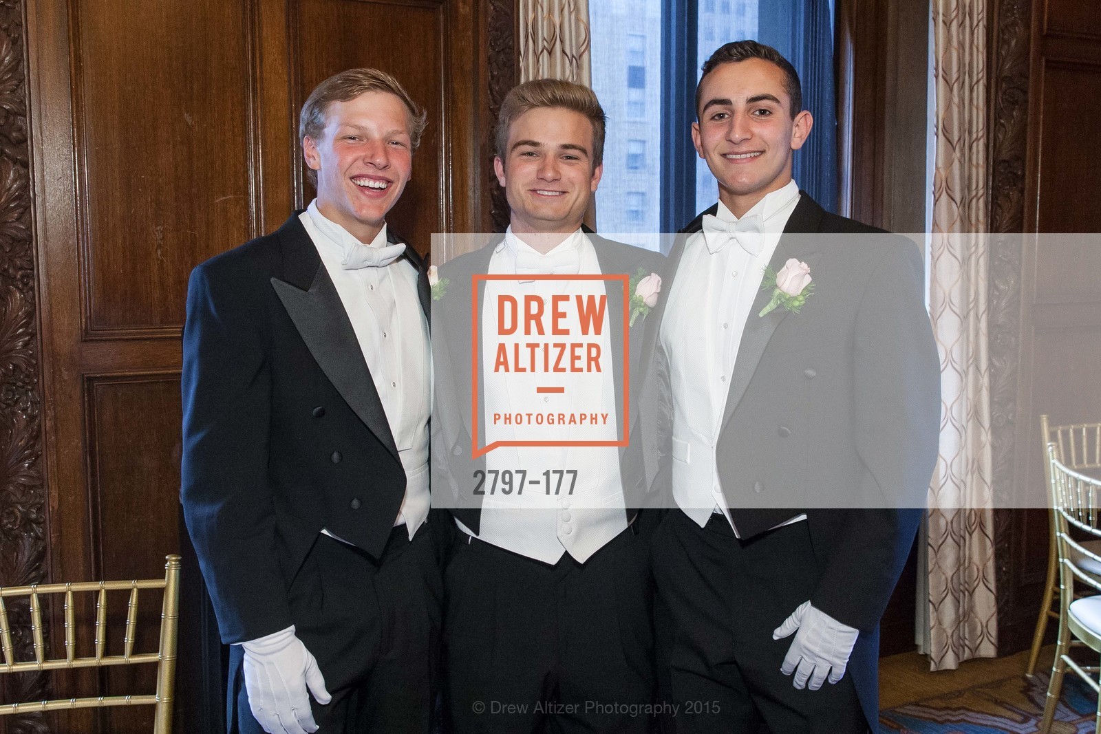 Luke Rosser Edwards, Henry Griffith Callender, Maxwell Tucker Brenner, The 2015 San Francisco Debutante Ball, The Westin St. Francis San Francisco Union Square. 335 Powell St, June 20th, 2015,Drew Altizer, Drew Altizer Photography, full-service agency, private events, San Francisco photographer, photographer california