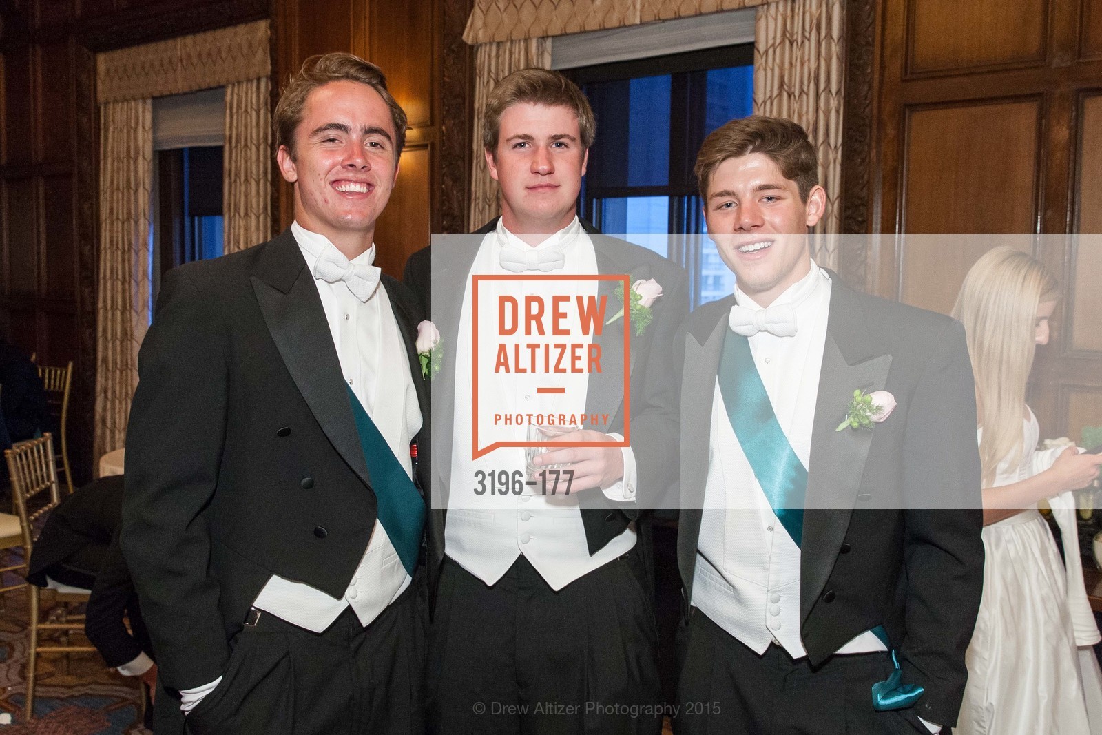 Henry Buckingham, John Bernard Travers, Quentin Favia, The 2015 San Francisco Debutante Ball, The Westin St. Francis San Francisco Union Square. 335 Powell St, June 20th, 2015,Drew Altizer, Drew Altizer Photography, full-service event agency, private events, San Francisco photographer, photographer California