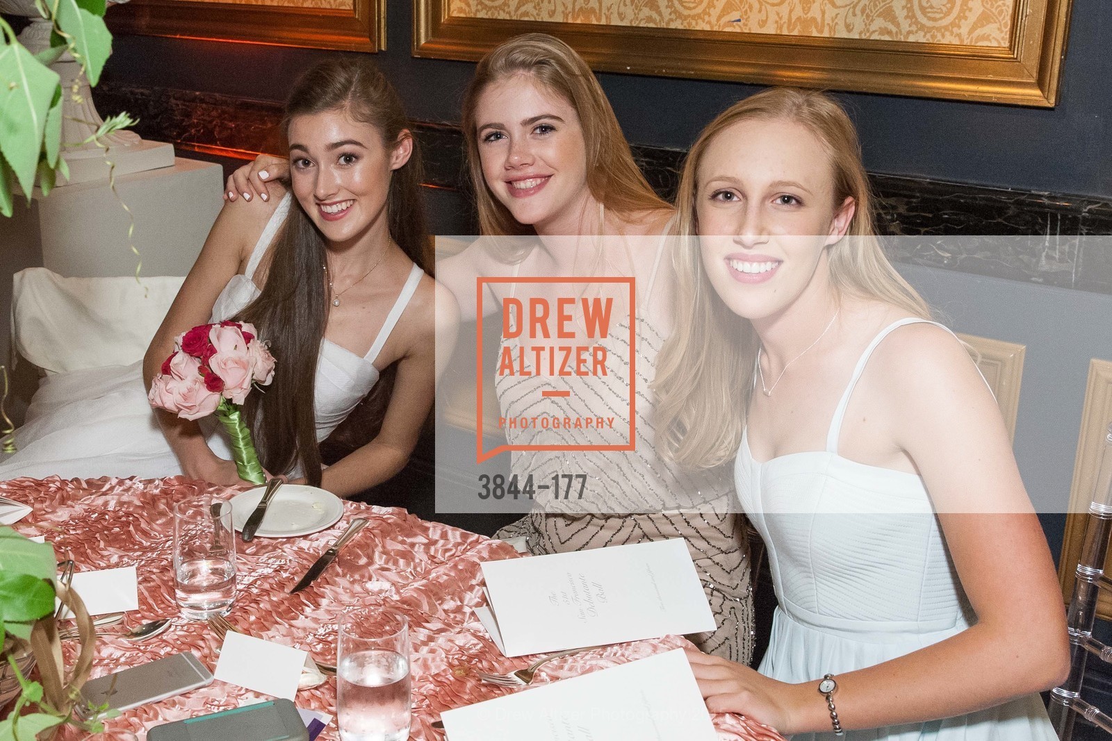 Madeleine Elizabeth Lamm, Caelyn Dovey, Alyssa Ivancezich, The 2015 San Francisco Debutante Ball, The Westin St. Francis San Francisco Union Square. 335 Powell St, June 20th, 2015,Drew Altizer, Drew Altizer Photography, full-service agency, private events, San Francisco photographer, photographer california