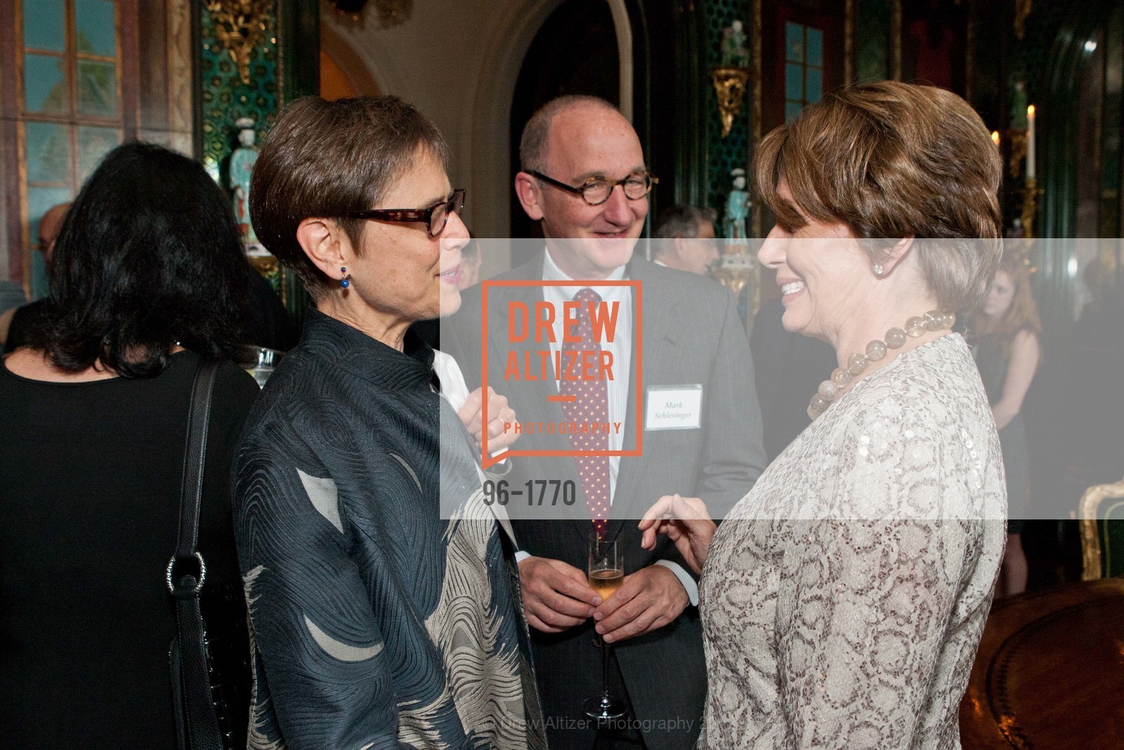 Christine Haas Russell, Mark Schlesinger, Nancy Pelosi, Gordon and Ann Getty Host NANCY PELOSI DCCC Dinner, US, April 23rd, 2012, Photo #96-1770 Christine Haas Russell, Mark Schlesinger, Nancy Pelosi, Photo #96-1770
