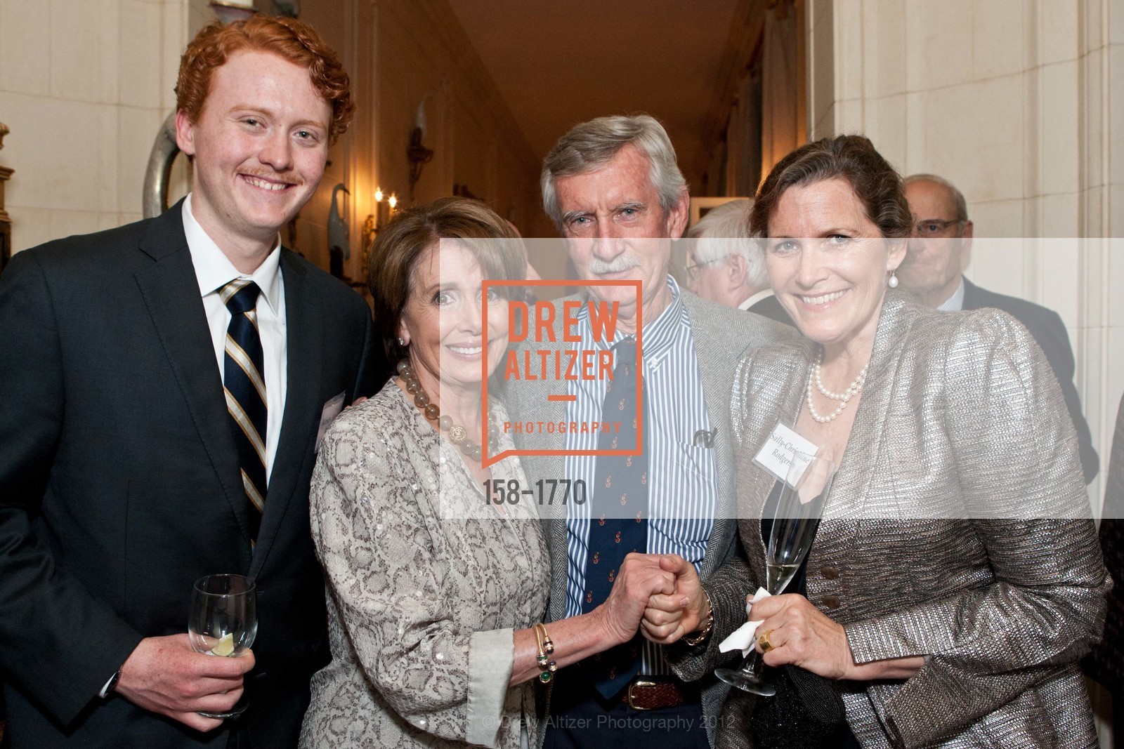 Kent Harris-Repass, Nancy Pelosi, Randy Repass, Sally-Christine Rodgers, Photo #158-1770