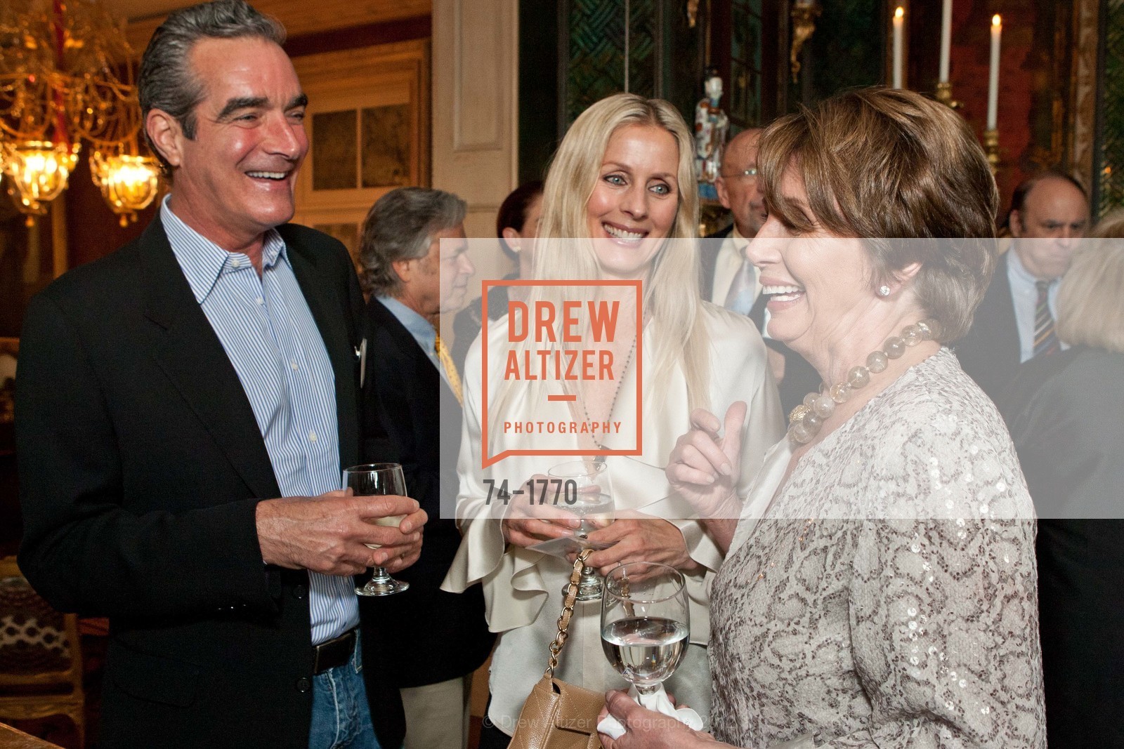 Roxanne Klein, Mike Klein, Nancy Pelosi, Gordon and Ann Getty Host NANCY PELOSI DCCC Dinner, US, April 23rd, 2012, Photo #74-1770 Roxanne Klein, Mike Klein, Nancy Pelosi, Photo #74-1770