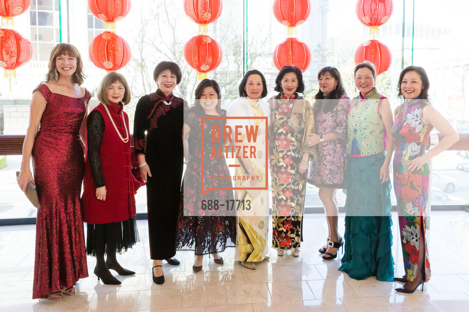 Leigh Wasson, Claudine Cheng, Margaret Liu Collins, Nanci Nishimura, Iris Chan, Rosina Sun, Mindy Sun, Olivia Decker, Patricia Lee-Hoffman, SF Symphony Chinese New Year 2019, Davies Symphony Hall. 201 Van Ness Ave, February 16th, 2019, Photo #688-17713 Leigh Wasson, Claudine Cheng, Margaret Liu Collins, Nanci Nishimura, Iris Chan, Rosina Sun, Mindy Sun, Olivia Decker, Patricia Lee-Hoffman, Photo #688-17713