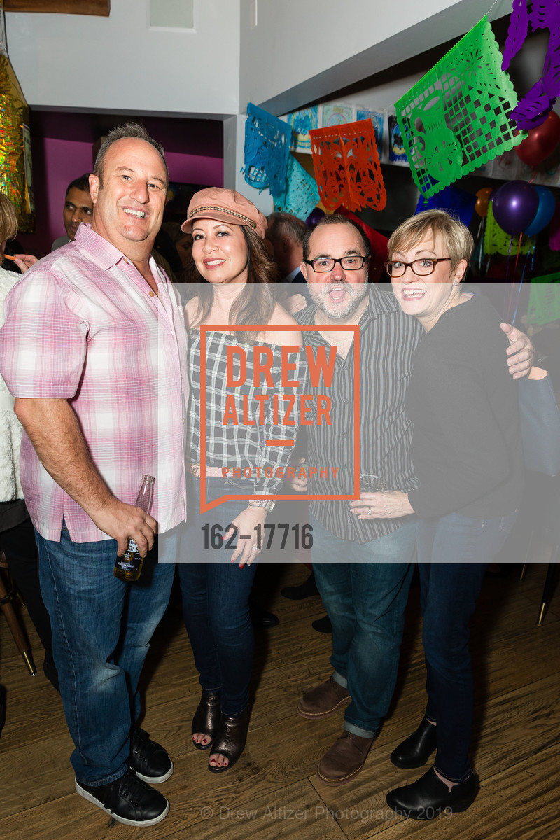 Richard Costello, Margaret Costello, Matt Ringhofer, Mindy Ringhofer, Liam Mayclem's Birthday Party 2019, NOE’s CANTINA. 24th & Church, February 16th, 2019, Photo #162-17716 Richard Costello, Margaret Costello, Matt Ringhofer, Mindy Ringhofer, Photo #162-17716