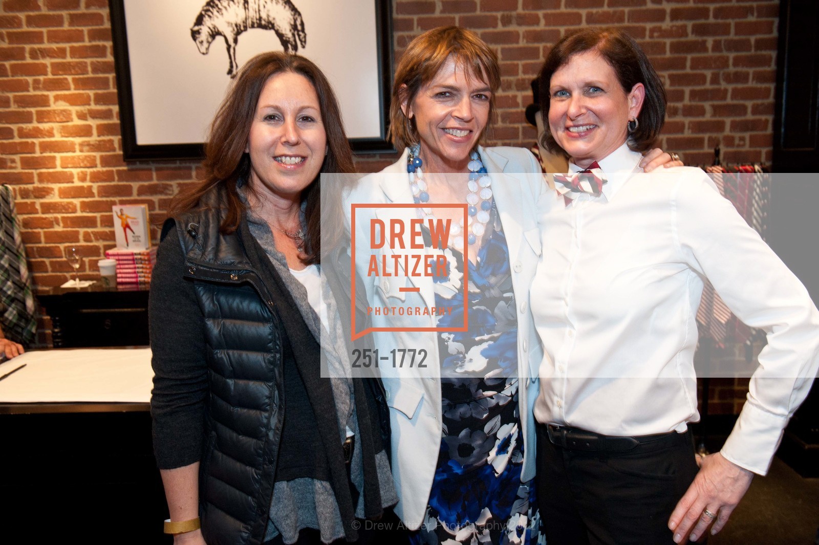 Dana Zeitlin, Beth Schnitzer, Janet Weisberg, BROOKS BROTHERS hosts book-signing with BRAD GORESKI, Brooks Brothers, April 24th, 2012, Photo #251-1772 Dana Zeitlin, Beth Schnitzer, Janet Weisberg, Photo #251-1772